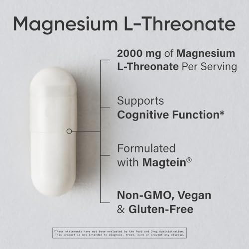 Sports Research Magnesium L-Threonate Capsules 2000mg
