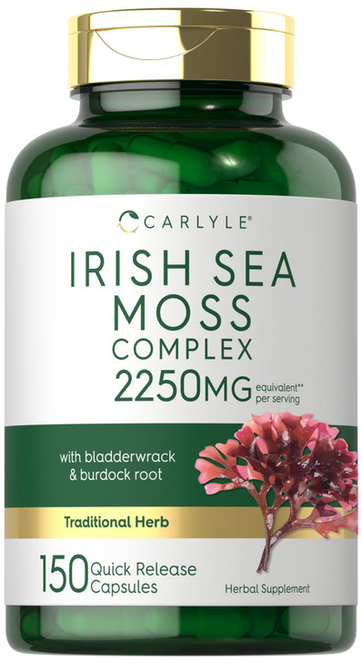 Carlyle Irish Sea Moss Capsules - 150 Count