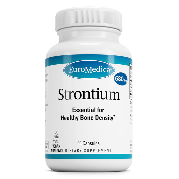 EuroMedica Strontium - Bone Health & Strength Support Supplement