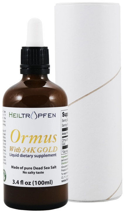 Ormus with 24K Gold 3.4 Fl Oz - 100 ml - Concentrated Orme