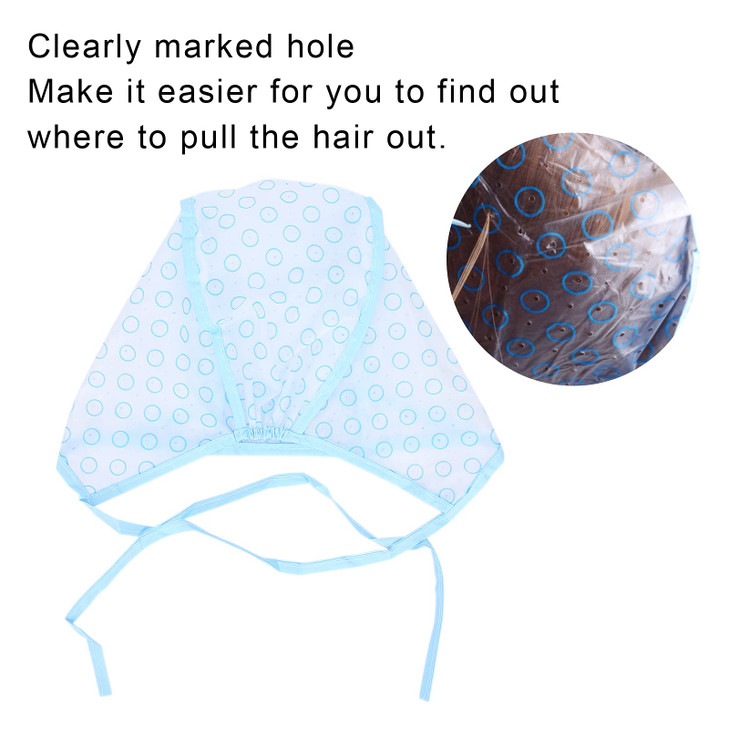 3pcs Hair Coloring Kit, Hair Highlight Kit, Salon Hair Coloring Highlighting Dye Cap, Hair Color Kit to Highlight Hair Without Hurting Scalp