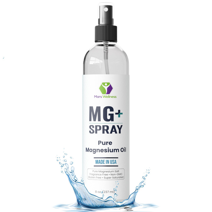 Topical Magnesium Spray for Sleep and Leg Cramps - 8 oz