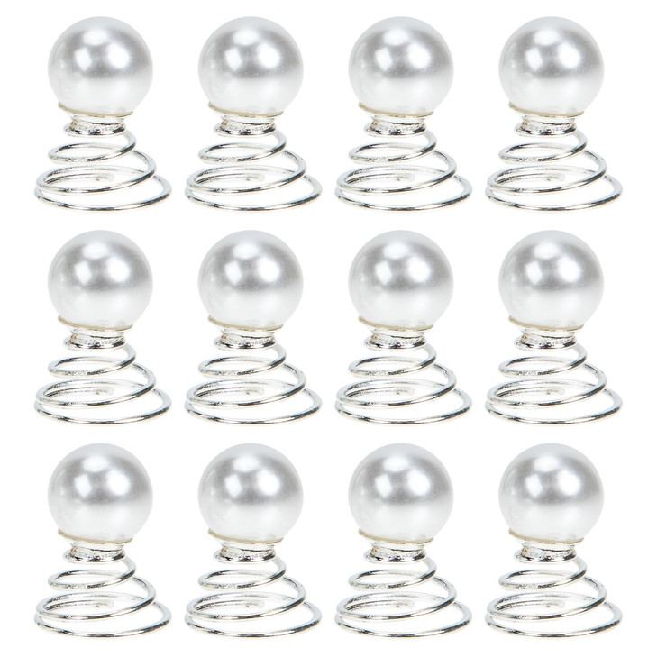 LALAFINA 20Pcs Pearl Hair Screw Clips Swirl Hair Clip Wedding Pearl Hair Spiral Hair Swirl Hair Twists Coils for Wedding Bridal Prom Party