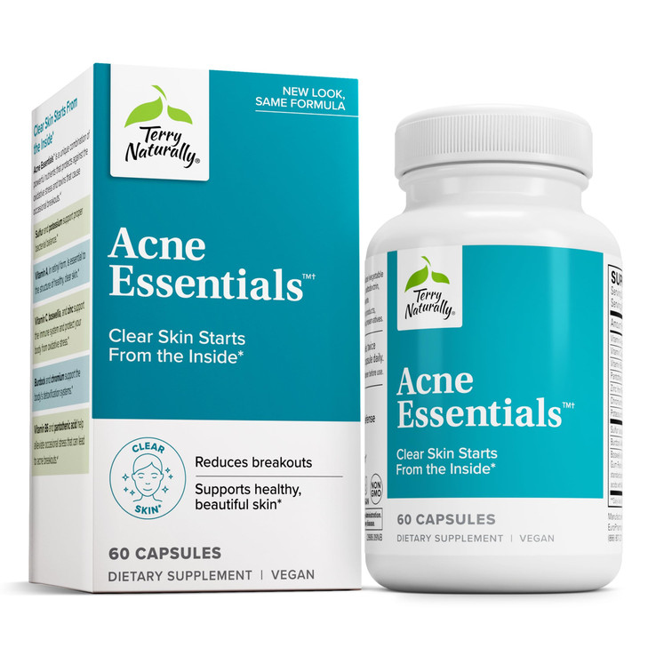 Terry Naturally Acne Essentials - Skin Support Supplement for Clear Skin