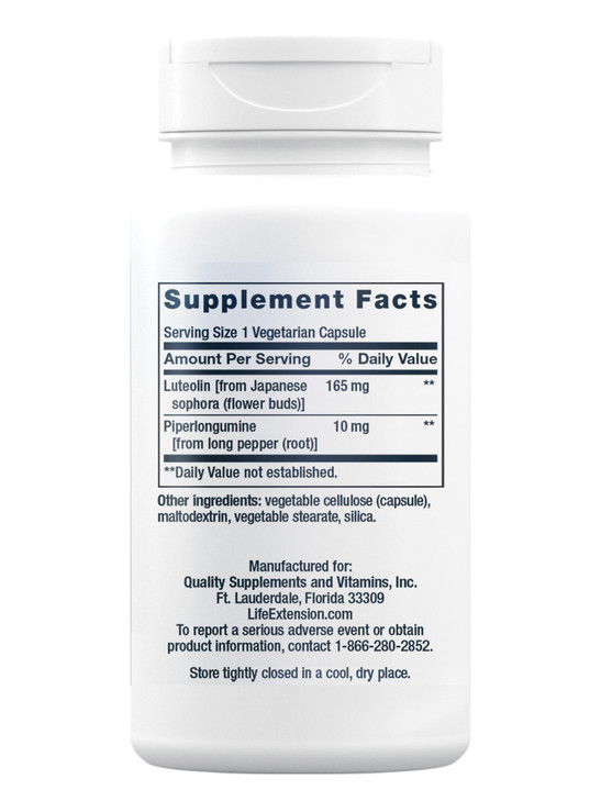 Life Extension GEROPROTECT Autophagy Renew, Luteolin, piperlongumine, Cellular