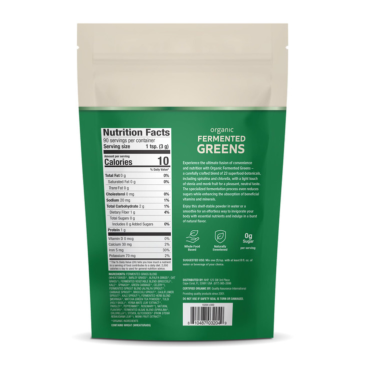 Dr. Mercola Organic Fermented Greens Powder