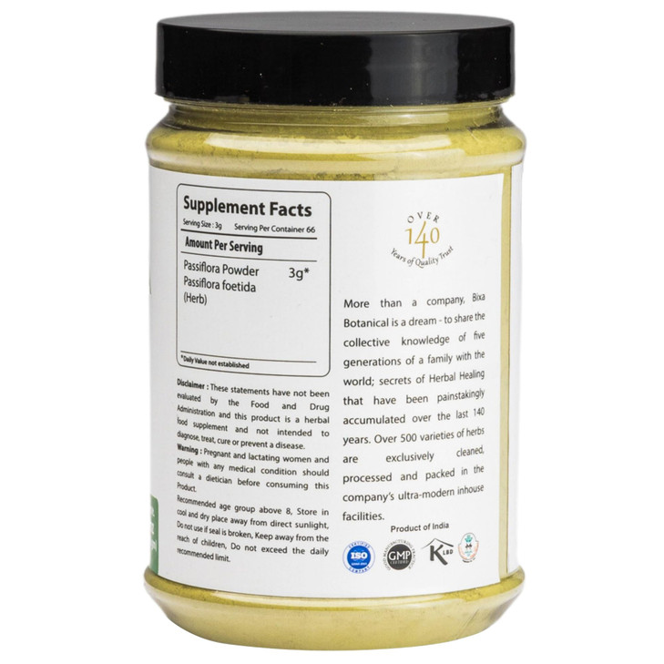 bixa BOTANICAL Passiflora Foetida Powder - 200 Grams / 7 OZ