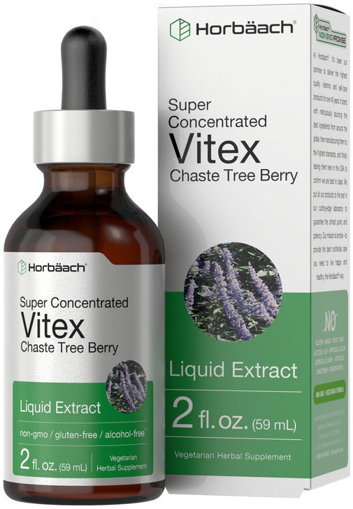 Horbäach Vitex Berry Chasteberry Extract Tincture - 2 fl oz
