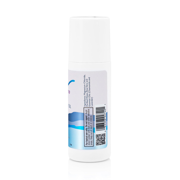 MagneCalm Roll-On with Lavender & Chamomile - Soothing Magnesium, 3 oz