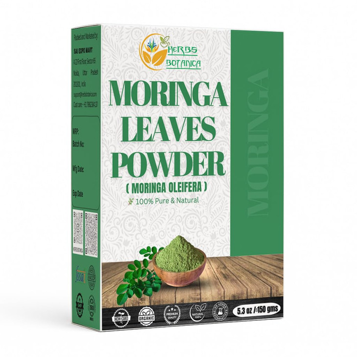 Herbs Botanica Moringa Leaf Powder Leaves oleifera Pure Premium Indian Powder