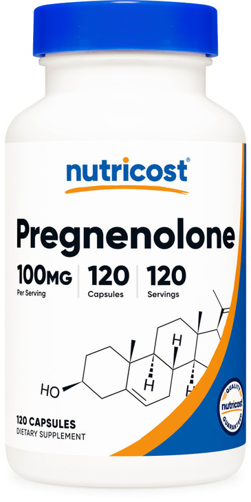 Nutricost Pregnenolone 100mg, 120 Capsules