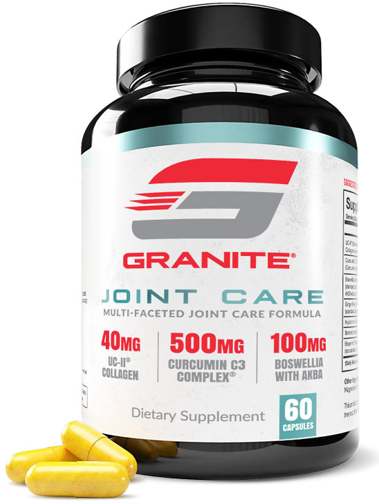 Granite Joint Care: Premium UC-II Collagen, Turmeric Curcumin C3, AKBA Boswellia
