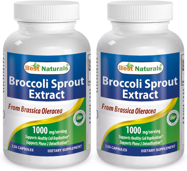 Best Naturals Broccoli Sprout Extract 1000mg per Serving