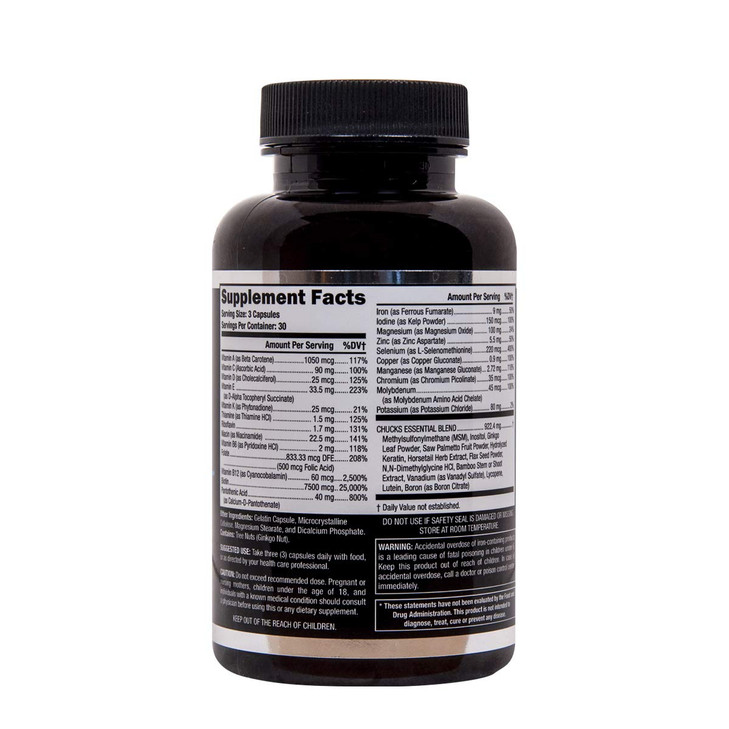 Chucks Essentials - The Bearded Mans Multivitamin, for