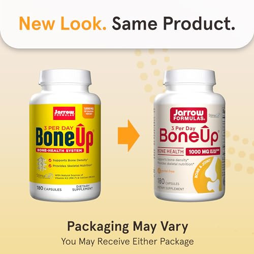 Jarrow Formulas BoneUp Three Per Day for Bone Density and Skeletal Nutrition