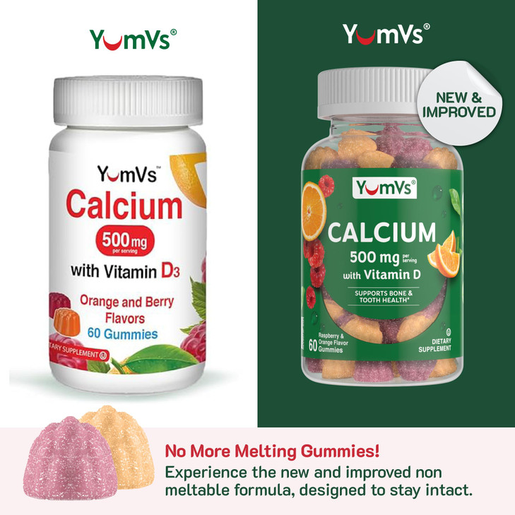 YumVs Calcium 500mg with Vitamin D3