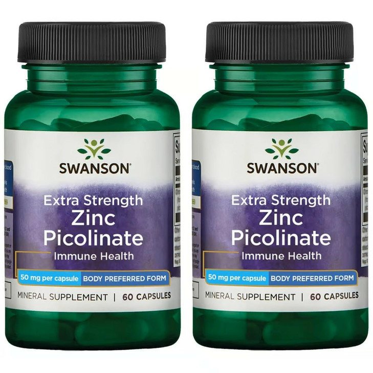 Swanson Premium Brand Extra Strength Zinc Picolinate