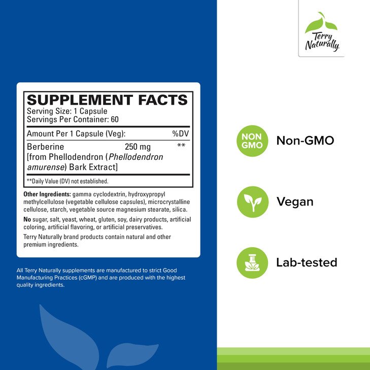 Terry Naturally Berberine MetX Extra Strength