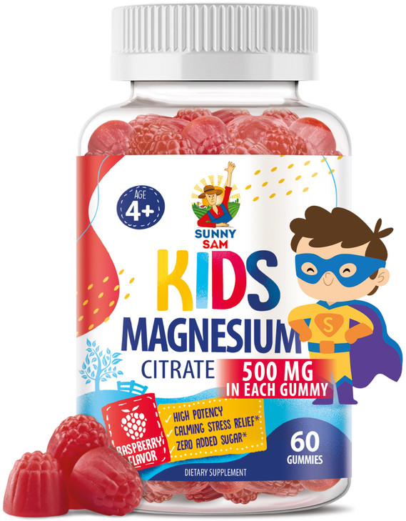 Sugar-Free Magnesium Gummies for Kids & Teens