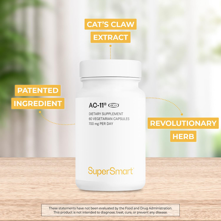 Supersmart AC-11 Supplement 700mg per Day (Cat's Claw Extract)