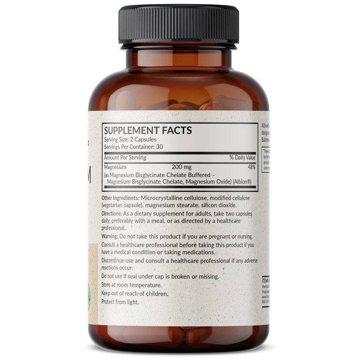 Futurebiotics Magnesium Glycinate 200 MG per Serving Chelated for High