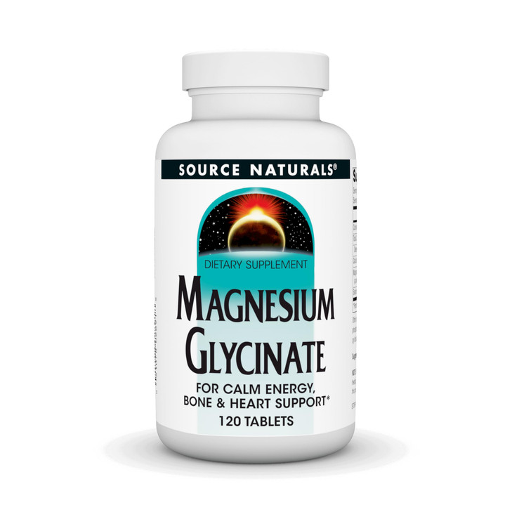 Source Naturals Magnesium Glycinate, Chelated for high Absorption
