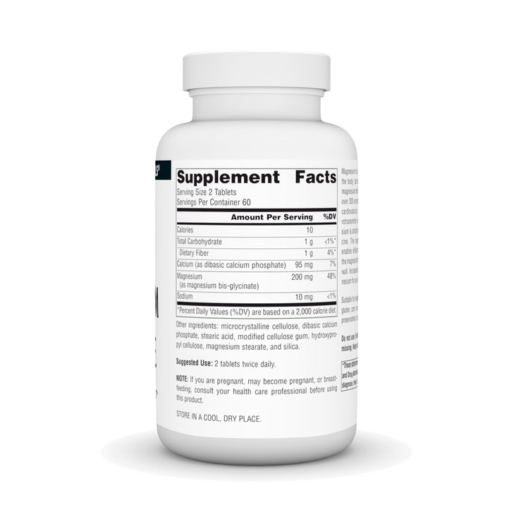 Source Naturals Magnesium Glycinate, Chelated for high Absorption