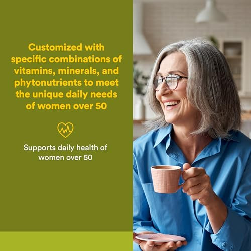 Natural Factors Whole Earth & Sea Women's 50+ Multivitamin & Mineral