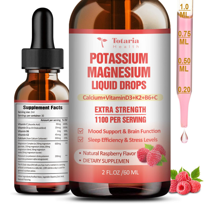 Potassium Magnesium Supplement Liquid Drops