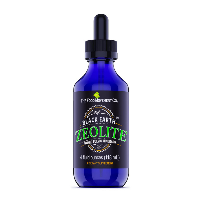 Black Earth Zeolite with Humic Fulvic Acids Trace Minerals for Adults and Kids