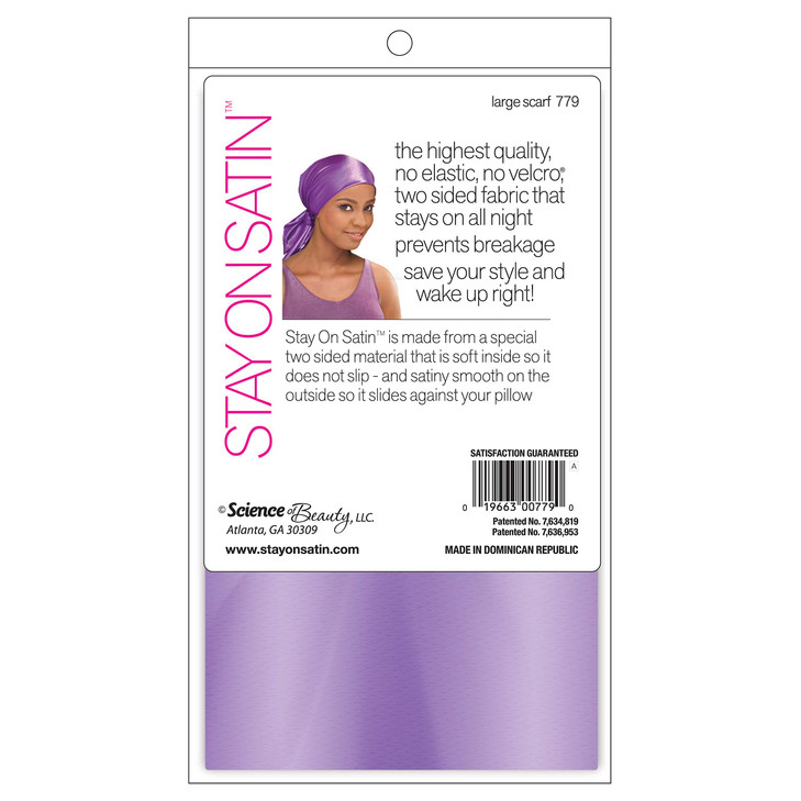 Stay On Satin Large Scarf (Assorted colors)