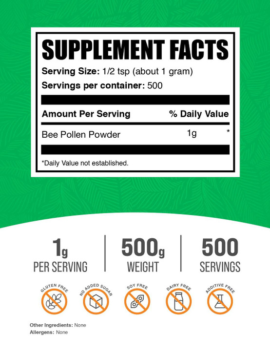 BulkSupplements.com Bee Pollen Powder