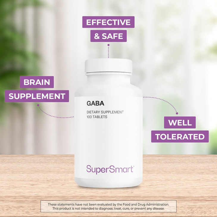 Supersmart - GABA 750mg per Day (High Strength)