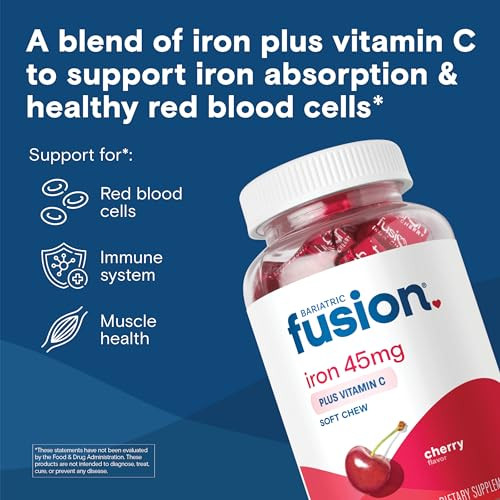 Bariatric Fusion Iron Supplement for Women Anemia
