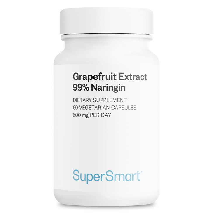 Supersmart - Grapefruit Extract 600mg per Day (99% Naringin)