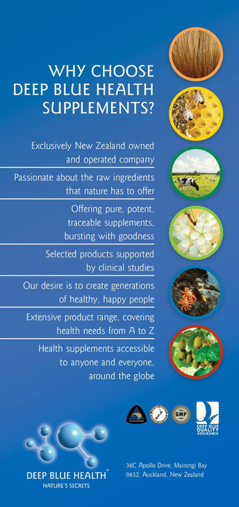 Deep Blue Health New Zealand SEA Cucumber 90 Capsules