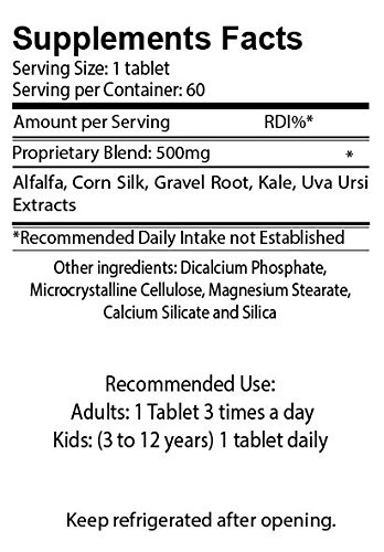 Organic Farms Vitamins Bladder Fix - 60 Tablets