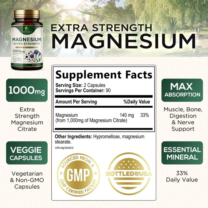 Magnesium Mineral Supplement 1000 mg
