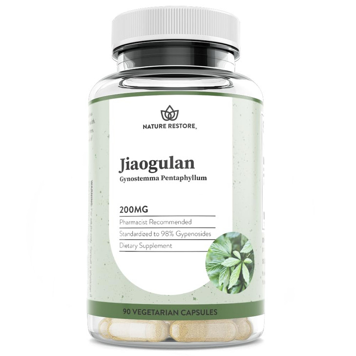 Jiaogulan Extract Supplement, Highest Strength, 98 Percent Gypenosides, Natural