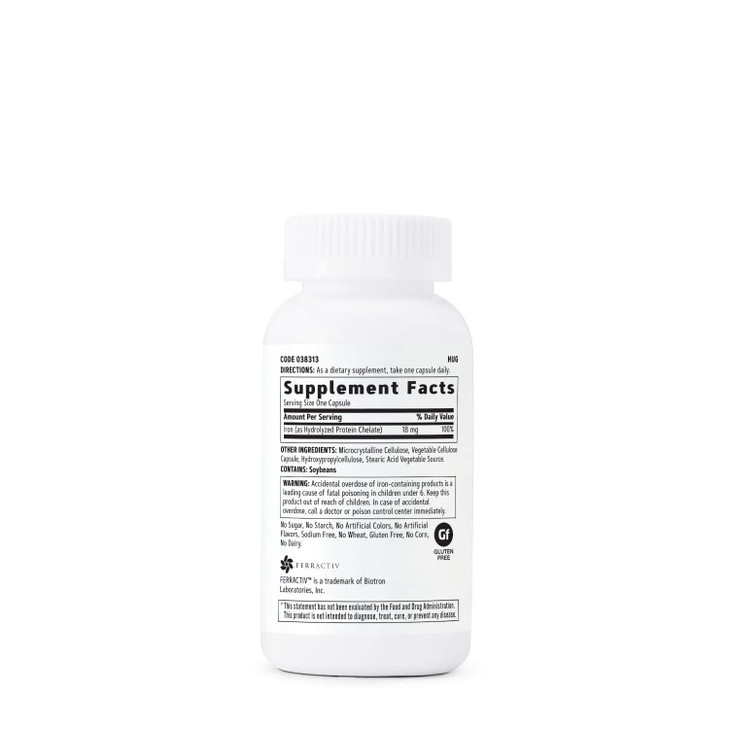 GNC Gentlesorb Iron 18mg Supplement, Supports Healthy Red Blood Cell Formation