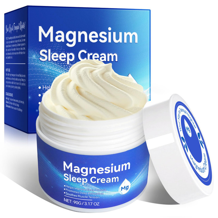 Magnesium Oil for Feet, Topical Magnesium Cream, High Concentration Genuine