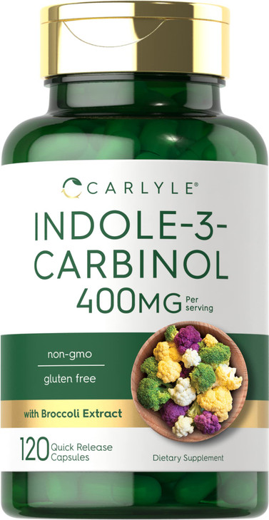Carlyle Indole-3-Carbinol (I3C) 400mg - 120 Capsules