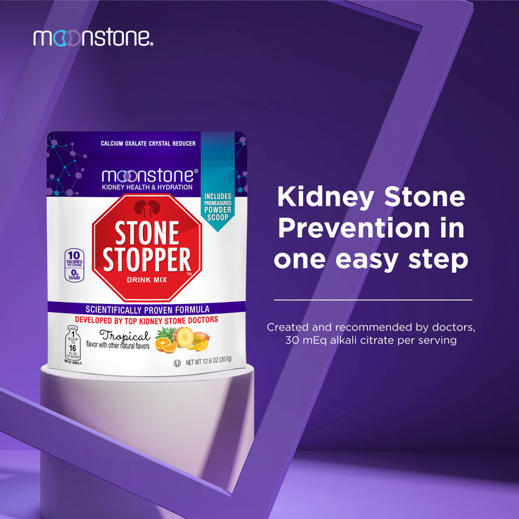 Stone Stopper Drink Mix, Tropical, Kidney Stone Prevention, Calcium Oxalate