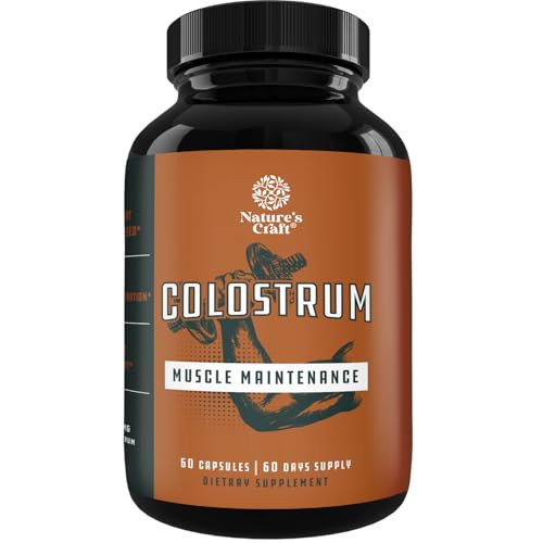 Bovine Colostrum Capsules with Immunoglobulin G