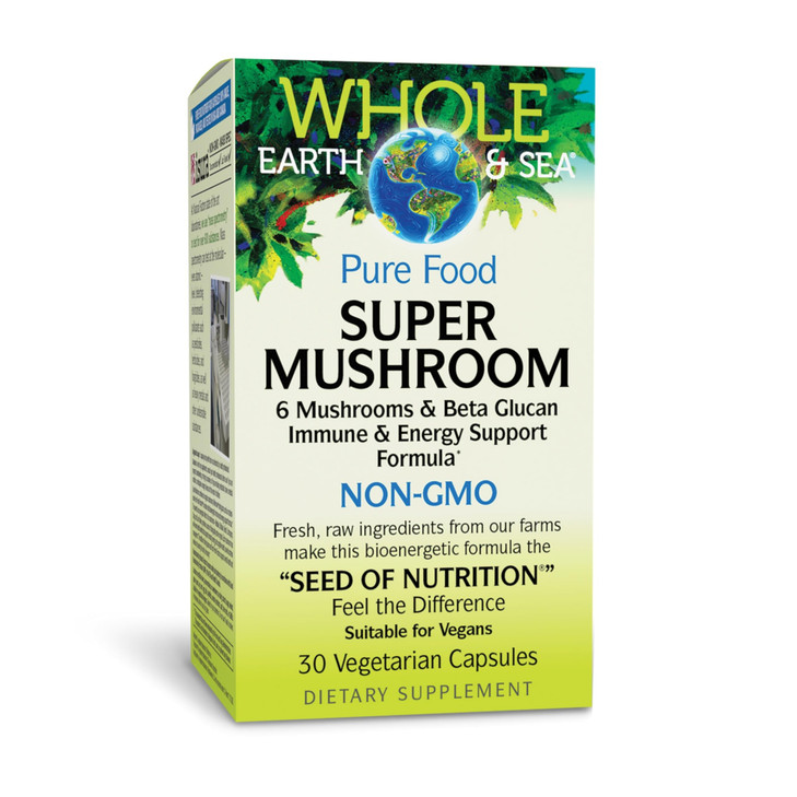 Natural Factors Whole Earth & Sea Super Mushroom
