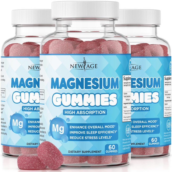 Magnesium Gummies - Calming Anti-Stress Gummies, Magnesium Supplement