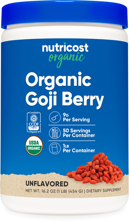 Nutricost Organic Goji Berry Powder (1lb)