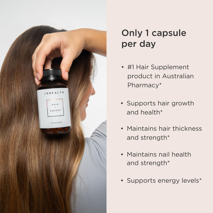 JSHealth Vitamins Hair and Energy Formula