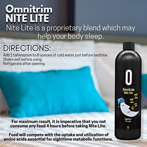 OmniTrim Nite Lite Dietary Supplement - Nighttime Formula, 15 Ounces