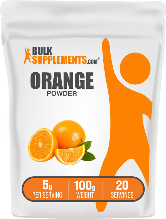 BulkSupplements.com Orange Powder - Orange Fruit Powder, Nutrient-Rich Flavoring